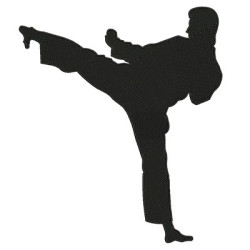 Matriz De Bordado Lutador 19 Cm