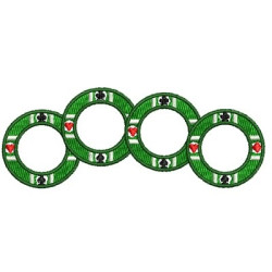 Matriz De Bordado Fichas De Poker