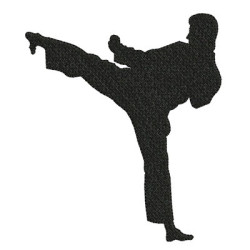 Matriz De Bordado Lutador 10 Cm