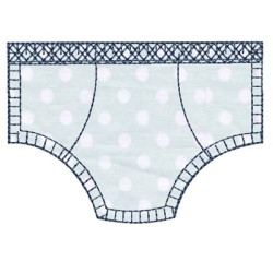 APPLIQUE UNDERPANTS