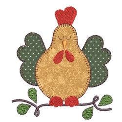 CHICKEN APPLIQUE 3