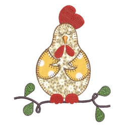 Diseño Para Bordado Pollo Aplicación 4