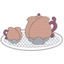 Diseño Para Bordado Tea Set