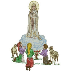 Embroidery Design Our Lady Of Fatima Big