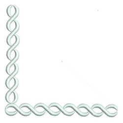 Embroidery Design Rope On Corner