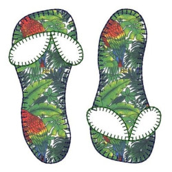 APPLIQUE SLIPPERS