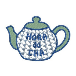 Diseño Para Bordado Tiempo De Té