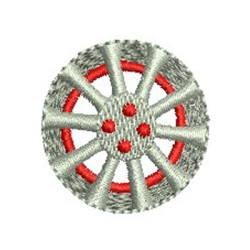 Matriz De Bordado Roda De Carro