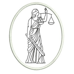 Embroidery Design Justice Label