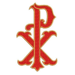 Embroidery Design Pax Christi Px 10 Cm