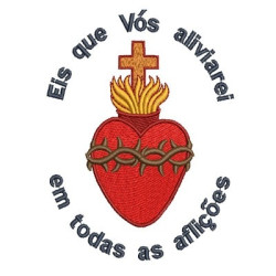 Embroidery Design Sacred Heart 3