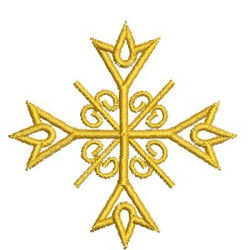 Matriz De Bordado Cruz De Malta 10