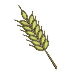 Embroidery Design Wheat 6