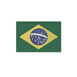 Diseño Para Bordado Brasil 6 Cm