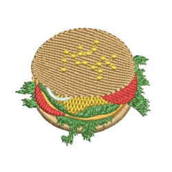 Diseño Para Bordado Hamburguesa 2