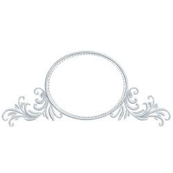 Matriz De Bordado Moldura Vazia De 15 Cm