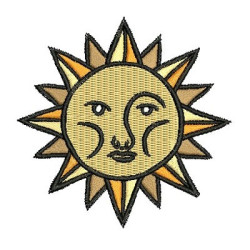 Diseño Para Bordado Sol