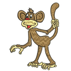 Embroidery Design Monkey