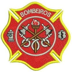 Diseño Para Bordado Bomberos