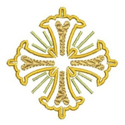 Matriz De Bordado Cruz De Malta 12