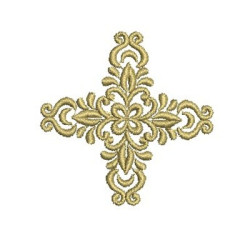 Embroidery Design Cross 5 Cm