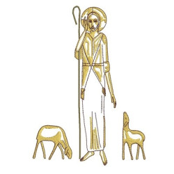 Embroidery Design Jesus Good Shepherd Leaked