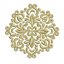 Embroidery Design Floral 8.5 Cm