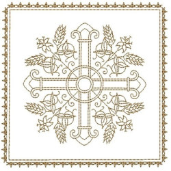 EMBROIDERED ALTAR CLOTHS CROSS 3