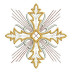 Conjunto De  Alfaia Cruz De Malta  14 Alfaias Conj De Altar