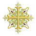 Conjunto De  Alfaias Cruz  25 Alfaias Conj De Altar