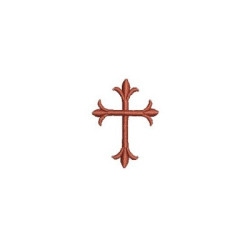 Matriz De Bordado Cruz Da Paixão 4 Cm