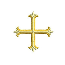 Matriz De Bordado Cruz De Malta 15