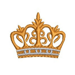 Embroidery Design Crown 15