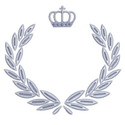 Diseño Para Bordado Ramos Con La Corona 15