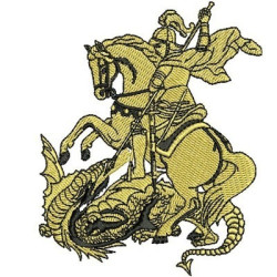 Diseño Para Bordado San Jorge