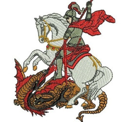Diseño Para Bordado San Jorge