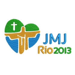 Matriz De Bordado Jmj Rio 2013 12 Cm