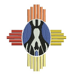 Diseño Para Bordado Medalla De María