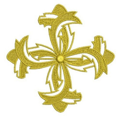 Matriz De Bordado Cruz De Malta 18