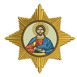 Embroidery Design Medal Of Jesus