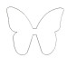 Mariposa Aplicación 10 Cm Animales