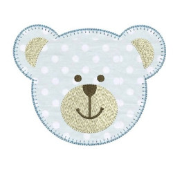 Matriz De Bordado Urso Aplique Patchcolagem