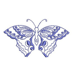 Diseño Para Bordado Lace Mariposa