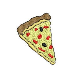 Embroidery Design Pizza Slice