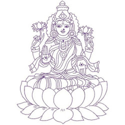 Embroidery Design Lakshmi