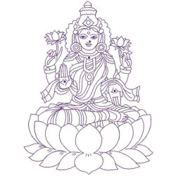 Matriz De Bordado Lakshmi