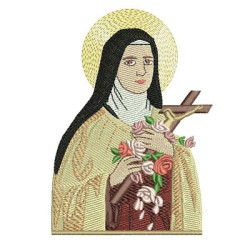 Embroidery Design Saint Little Therese Of Lissieux 13 Cm
