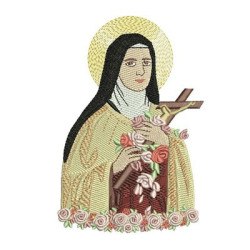 Embroidery Design Saint Little Therese Of Lissieux