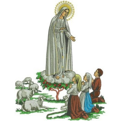 Matriz De Bordado Nossa Senhora De Fátima Grande 2