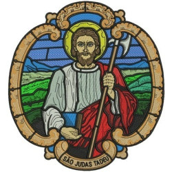 Matriz De Bordado São Judas Tadeu  26 Cm